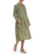 Load image into Gallery viewer, Fashion Long Lapel Linen Jacket with Pockets