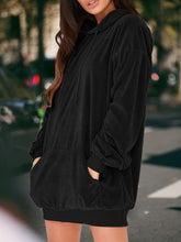 Load image into Gallery viewer, Loose Plush Fashion Casual Sweater Dress