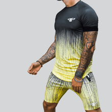 Load image into Gallery viewer, Men'S Yellow And Black Gradient Fashion Casual Suit