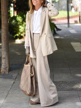 Load image into Gallery viewer, Fashion Casual Loose Solid Color Two-piece Suit