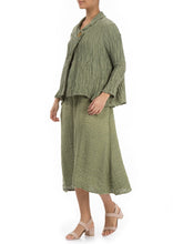 Load image into Gallery viewer, Vintage Loose One Button Crinkled Long Sleeve Jacket