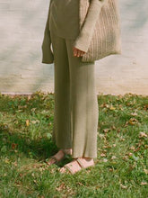 Load image into Gallery viewer, Pure Color Casual Long-Sleeved Knitted Sweater Suit