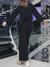 Load image into Gallery viewer, Simple Casual Loose Long-Sleeved Top Pants Suit