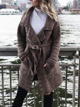Load image into Gallery viewer, Casual Loose Long Coat Knitted Cardigan