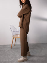 Load image into Gallery viewer, Fashion Wide-Leg Pants Blazer Suit