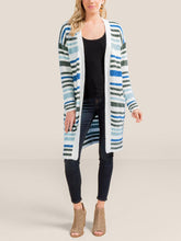 Load image into Gallery viewer, Casual Color Matching Striped Women'S Sweater Coat