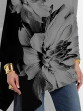 Load image into Gallery viewer, Crew Neck Floral Casual Shirts & Tops