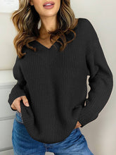Load image into Gallery viewer, V-Neck Casual Soft Sweater