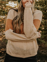 Load image into Gallery viewer, Casual Women'S Color-Blocking Round Neck Sweater
