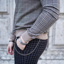 Load image into Gallery viewer, Men'S Check Round Neck Long Sleeve Casual T-Shirt