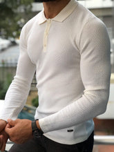 Load image into Gallery viewer, Men'S Fashion Casual Slim Lapel Long Sleeve Sweater