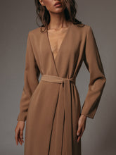 Load image into Gallery viewer, Fashion Casual Long Sleeve Midi Dress