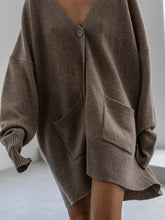 Load image into Gallery viewer, Loose V-Neck Casual Sweater Cardigan