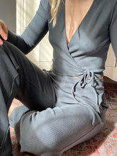 Load image into Gallery viewer, Women'S Casual Solid Color V-Neck Lace Knitted Two-Piece Suit