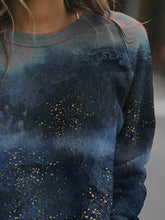 Load image into Gallery viewer, Fashion Casual Plant Print Loose Sweatshirt