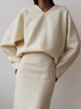 Load image into Gallery viewer, Fashion Casual V-neck Long Sleeve Solid Color Two-piece Suit