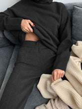Load image into Gallery viewer, Cosy Turtleneck Knit Two-Piece Suit
