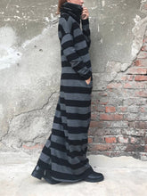 Load image into Gallery viewer, Fashion high neck long sleeve casual dress