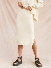 Load image into Gallery viewer, Fashion Elegant Loose Casual Long Sleeve Hooded Top Skirt Knitted Suit