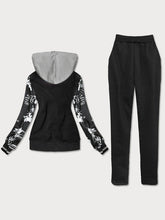 Load image into Gallery viewer, Casual Loose Long Sleeve Hooded Jacket Pants Suit