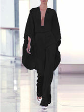Load image into Gallery viewer, Fashion Elegant V Neck Long-Sleeved Top Pants Suit