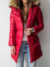 Load image into Gallery viewer, Fashionable And Simple Women'S Hooded Down Jacket