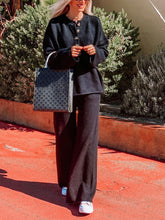Load image into Gallery viewer, Loose and Fashionable Long-sleeved Knitted Suit