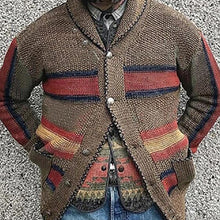 Load image into Gallery viewer, Men'S Retro Ethnic Pattern Cardigan Sweater