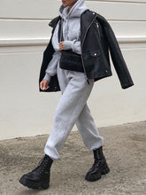 Load image into Gallery viewer, Fashion Loose Casual Hooded Two-piece Suit