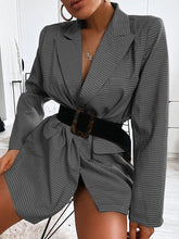 Load image into Gallery viewer, Fashion Lapel Long Sleeve Casual Plaid Suit Jacket