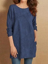 Load image into Gallery viewer, Fall Fashion Casual Long Sleeve Long Top