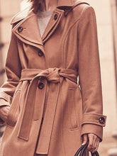 Load image into Gallery viewer, Women's Double Collar Fake Two Piece Solid Color Casual Jacket