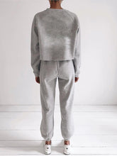 Load image into Gallery viewer, Fashion Casual Round Neck Loose Two-piece Suit