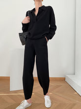 Load image into Gallery viewer, Casual Lapel Pocket Knit Suit