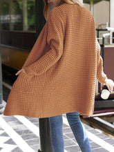 Load image into Gallery viewer, Solid Color Casual Knit Sweater Coat Open Front Cardigan