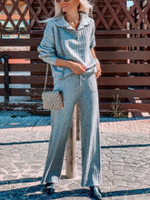 Load image into Gallery viewer, Fashion Women'S Knitted Suit With Zipper Lapel