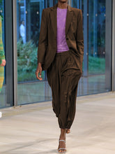 Load image into Gallery viewer, Loose Casual Solid Color Women's Suit Two-piece Suit