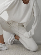 Load image into Gallery viewer, Fashion Casual Long Sleeve Solid Color Two-piece Suit