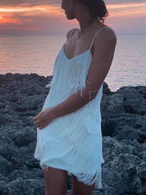 Load image into Gallery viewer, Fashion Suspender Tassel Sexy Evening Dress