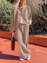 Load image into Gallery viewer, Loose and Fashionable Long-sleeved Knitted Suit
