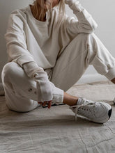 Load image into Gallery viewer, Fashion Sports Style Long Sleeve Solid Color Round Neck Two-piece Suit