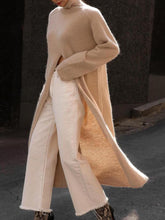 Load image into Gallery viewer, Fashion Simple High Neck Long Sleeve Knitted Dress
