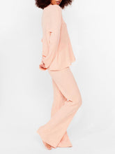 Load image into Gallery viewer, Ribbed Pullover Loose Knit Suit