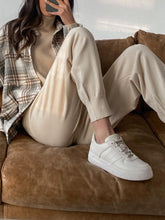 Load image into Gallery viewer, Casual Turtleneck Loose Knit Solid Color Two-piece Suit