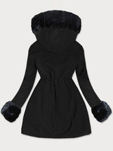 Load image into Gallery viewer, Autumn Winter Plus Velvet Warm Hooded Coat