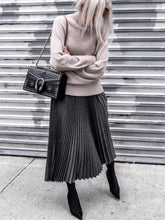 Load image into Gallery viewer, Fashion Women'S Knitted Sweater Pleated Skirt Suit
