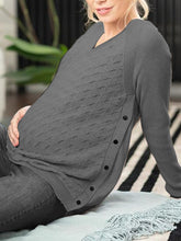 Load image into Gallery viewer, Fashion Casual Maternity Suit with Side Buttons
