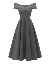 Load image into Gallery viewer, Pure Color Fashion Simple Strapless Long Sleeve Dress