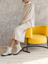 Load image into Gallery viewer, Simple And Loose Solid Color Women'S Knitted Suit