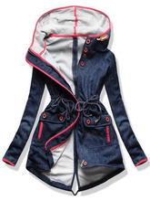 Load image into Gallery viewer, Casual Women'S Hooded Drawstring Jacket